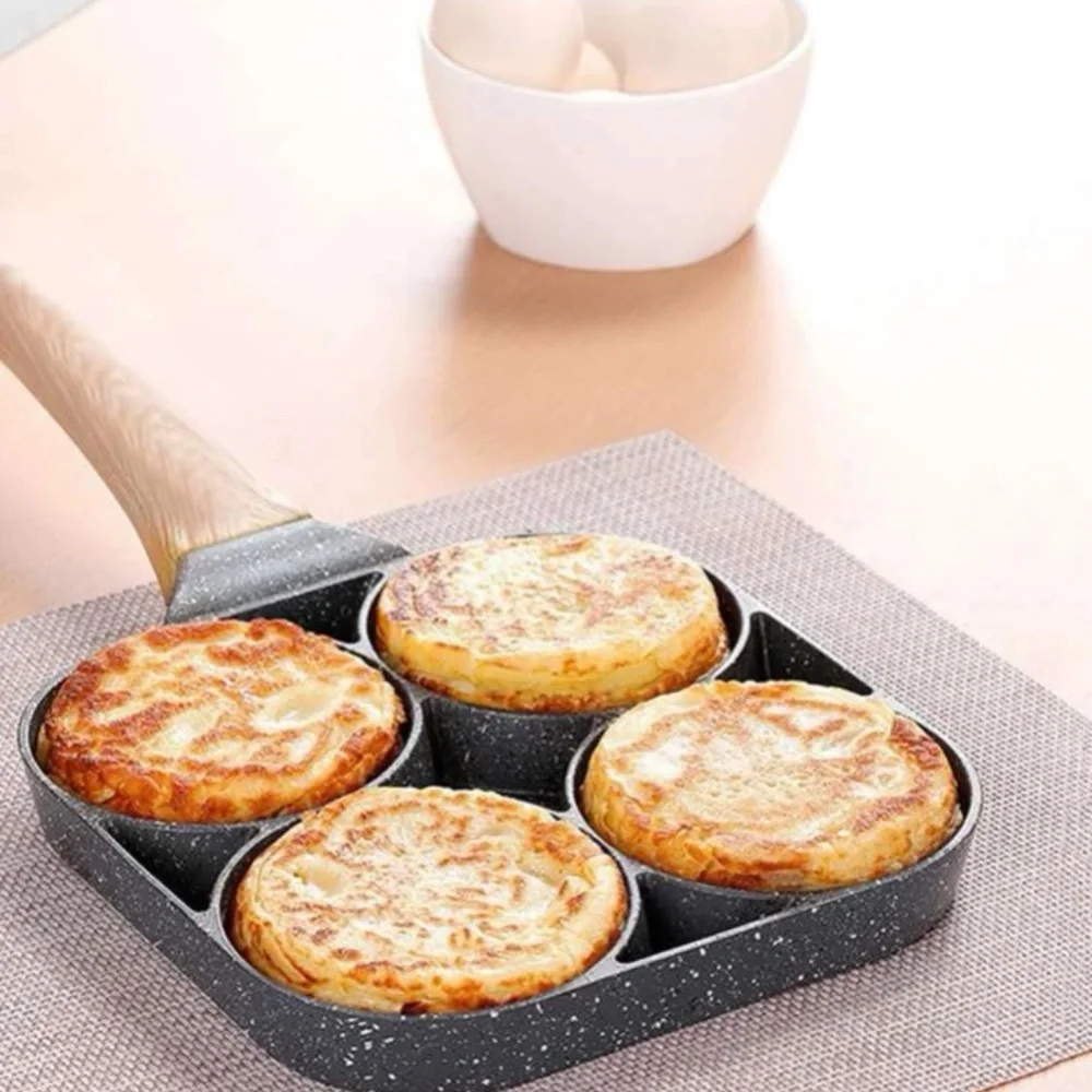 One Pan four Sides Frying Pan multi tasking pan pancake pan hamburger pan